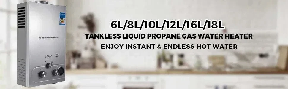 LPG Tankless Water Heater Portable Instant Gas Shower 6L–18L - Image 8