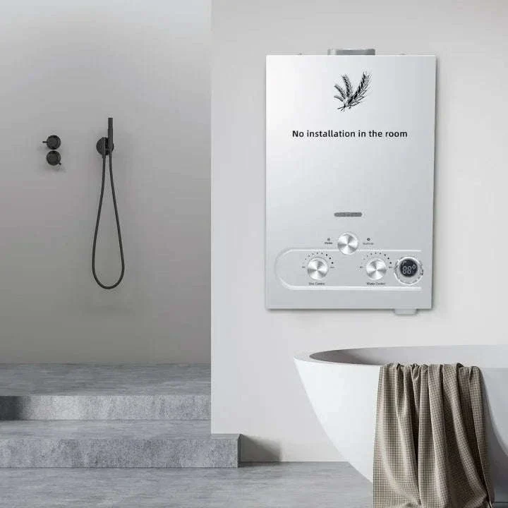 LPG Tankless Water Heater with LED Display & Safety Protection
