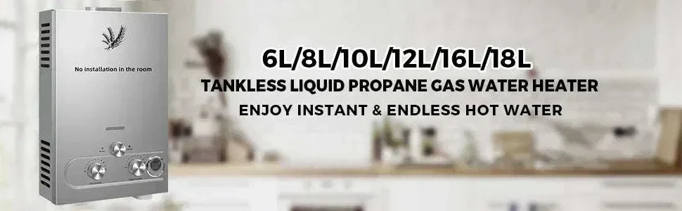 LPG Tankless Water Heater with LED Display & Safety Protection - Image 8