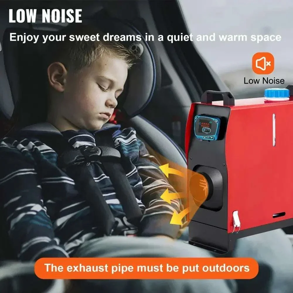 8KW Diesel Air Parking Heater 12V All-in-One with LCD Remote - Image 6