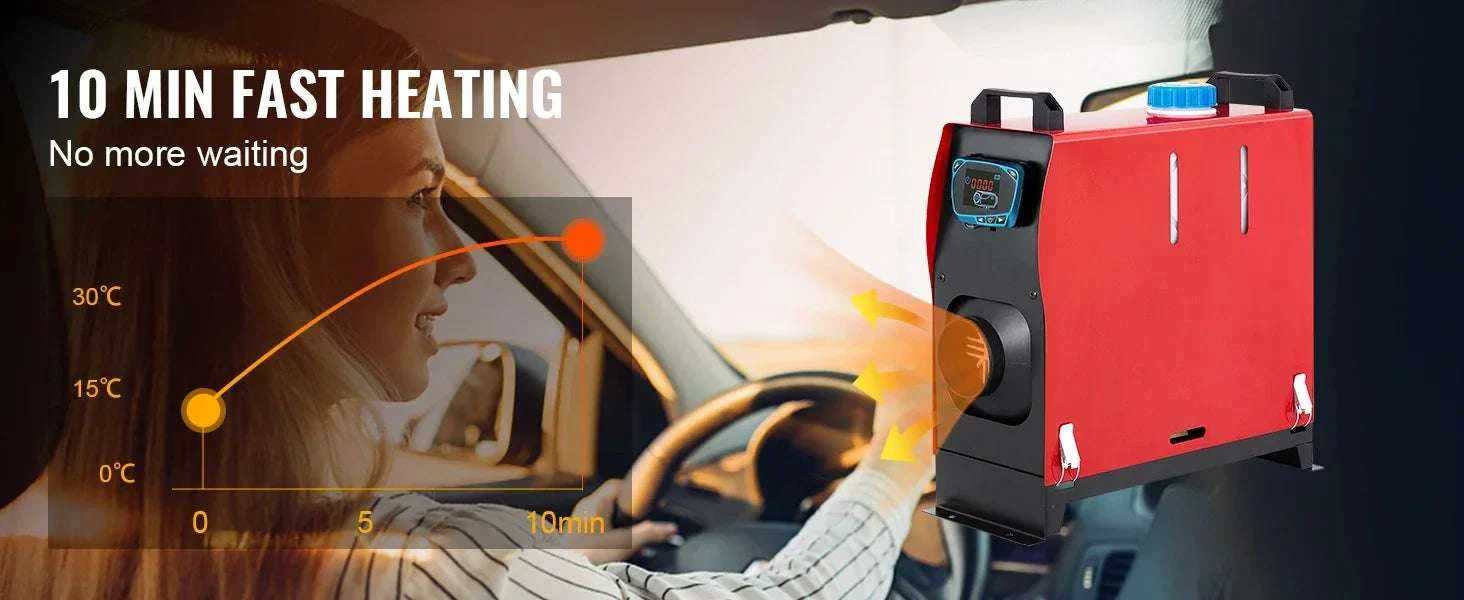 8KW Diesel Air Parking Heater 12V All-in-One with LCD Remote - Image 9