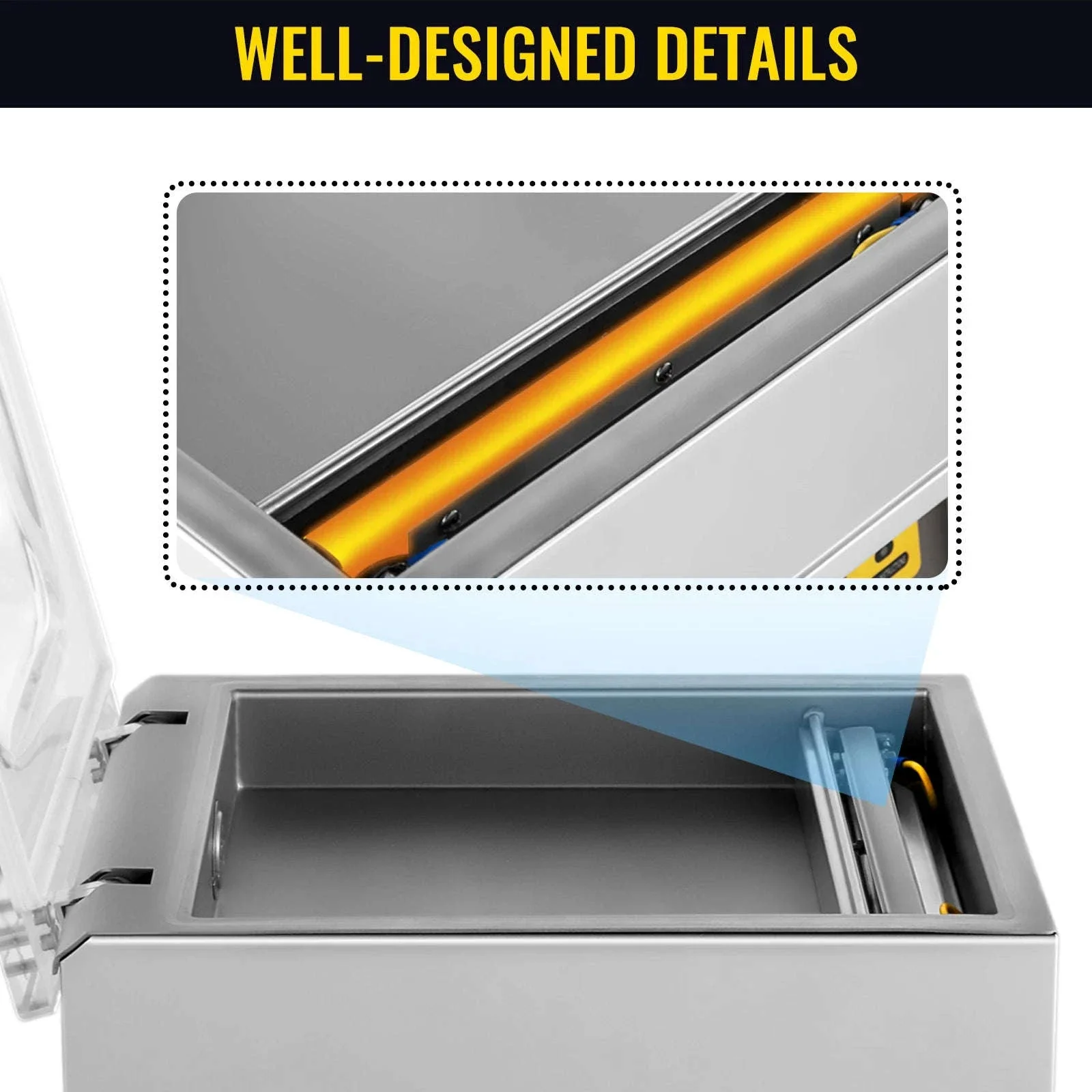 Commercial Vacuum Sealer Machine 120W DZ-260S Food Packing - Image 13
