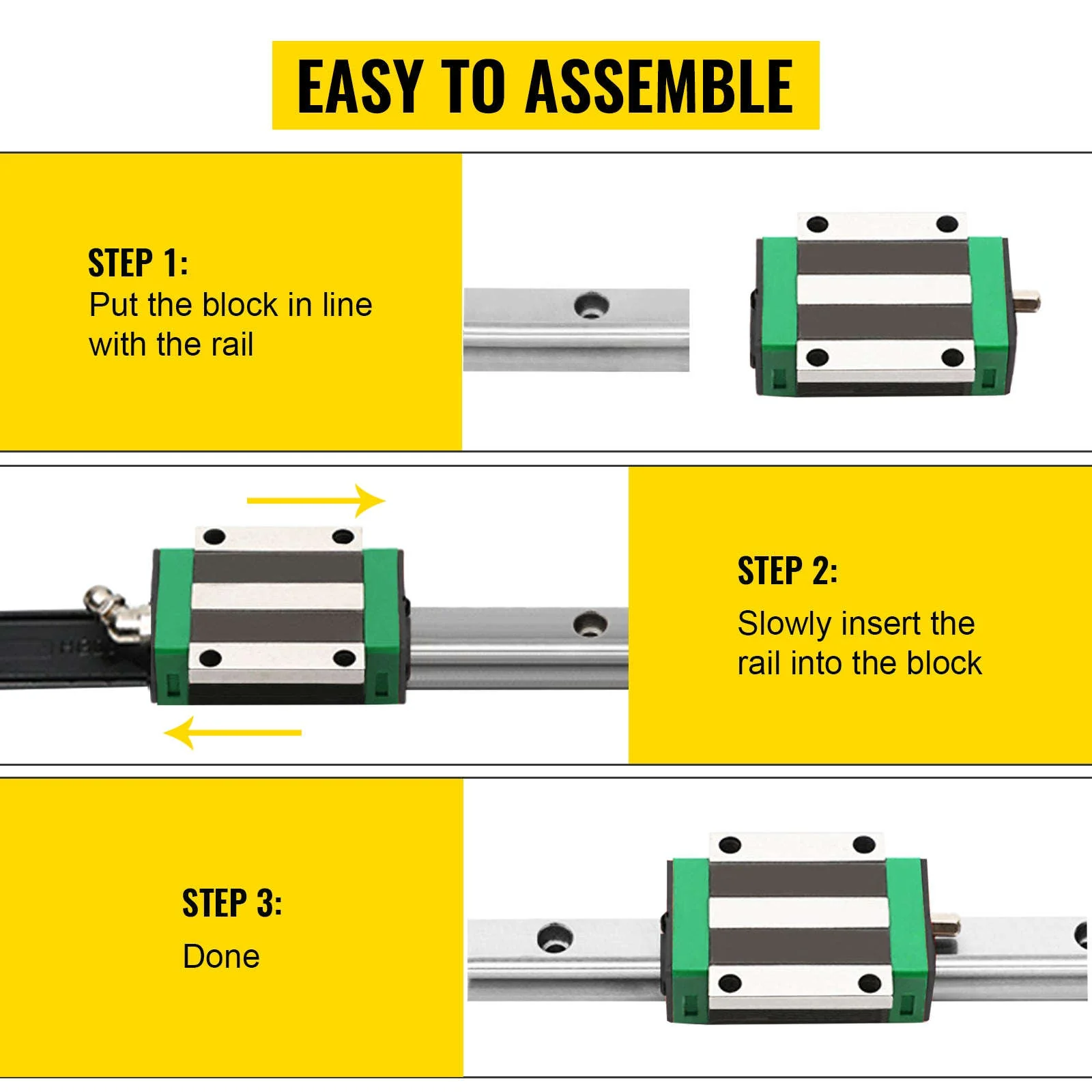 HGR20 Linear Guide Rail Kit with Ballscrew for CNC Machines - Image 15