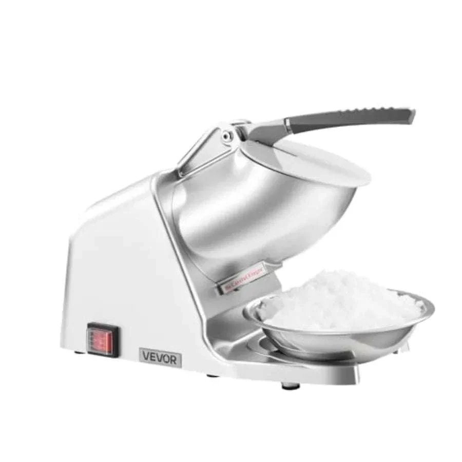 Electric Ice Crusher Machine 143lbs/hr Snow Cone Maker with Bowl - Image 7