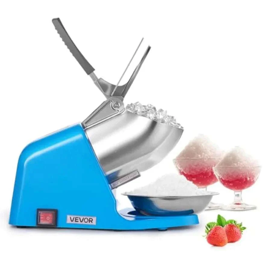 Electric Ice Crusher Machine 4-Blade 286 lbs/hr Snow Cone Maker - Image 7