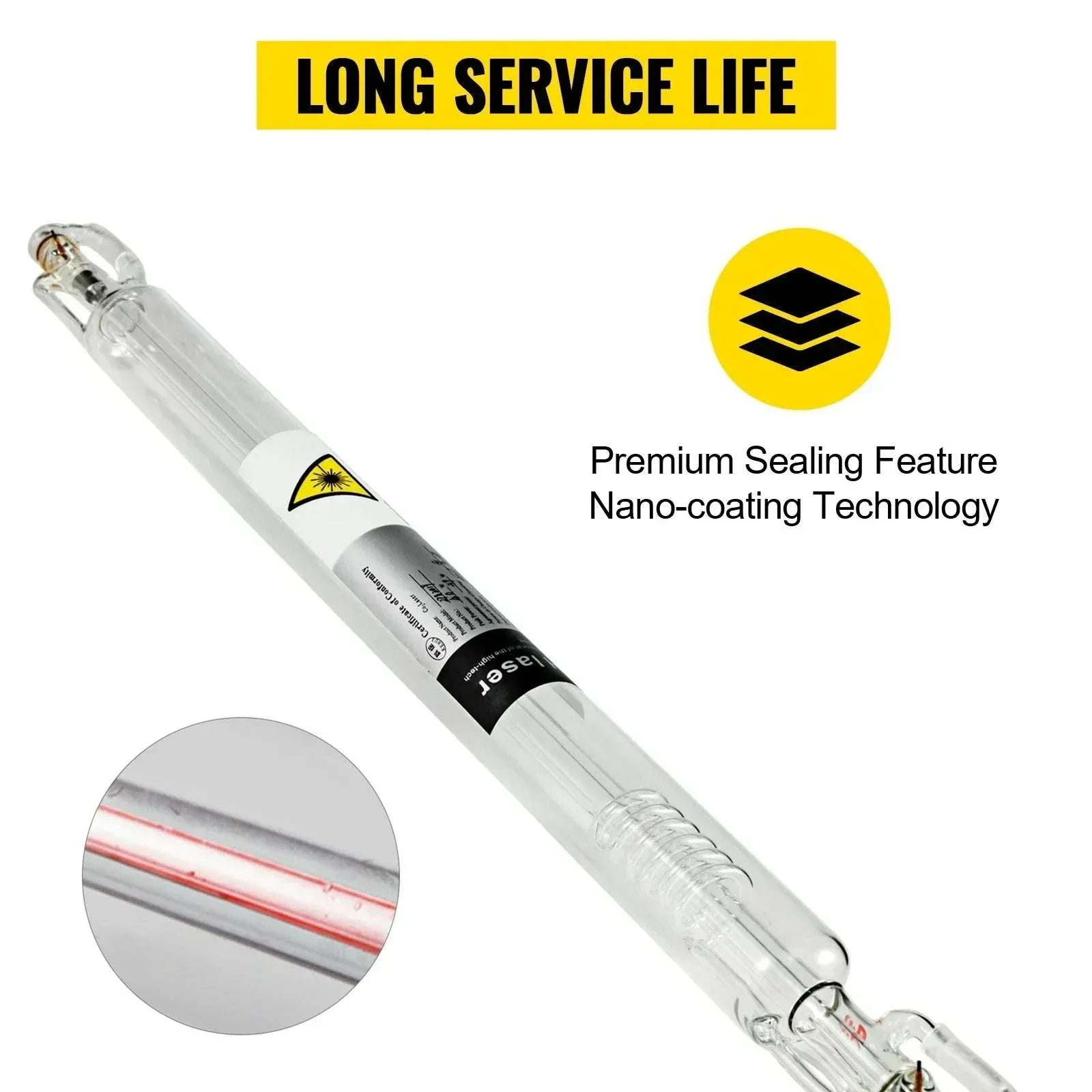 CO2 Laser Tube 40W–150W Glass Tube for Engraving & Cutting Machines - Image 13