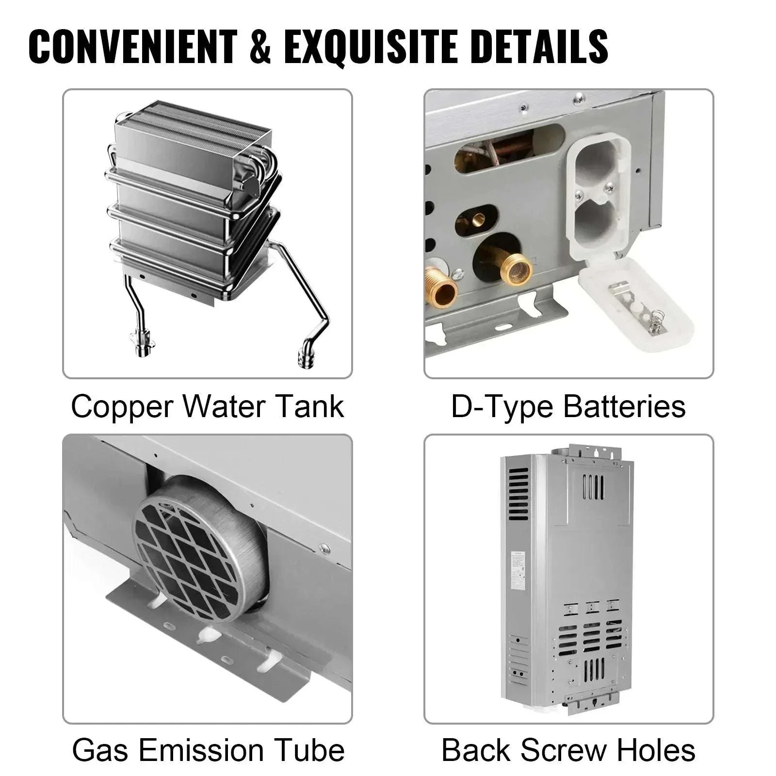 Tankless LPG Water Heater Instant Propane Hot Water 6–18L - Image 5
