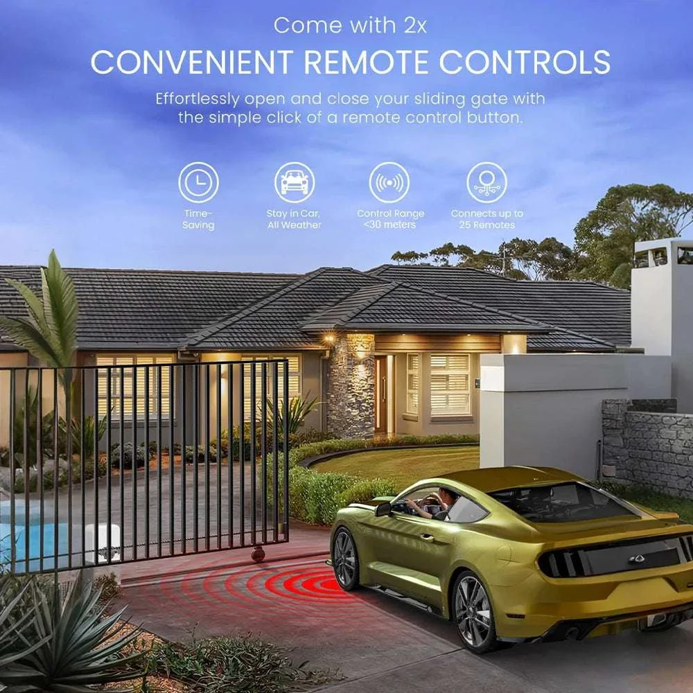 Automatic Sliding Gate Opener Kit 800kg/1600kg with Remote Control - Image 6