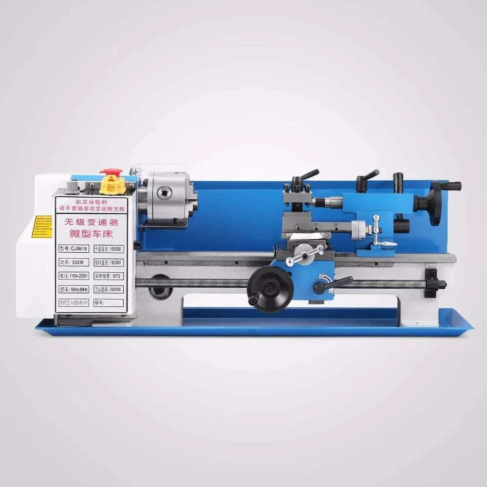 7x14 Mini Metal Lathe 550W Variable Speed Bench Lathe