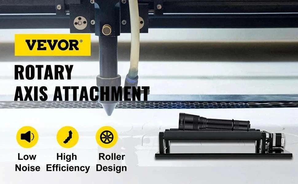 Laser Rotary Axis Attachment for Cylindrical Engraving 10–100mm - Image 8