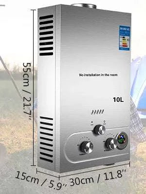 Portable LPG Tankless Water Heater Outdoor Instant Hot Water System - Image 25