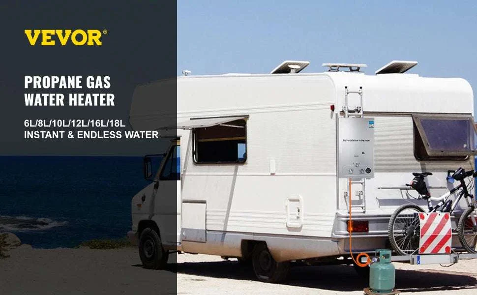 Portable LPG Tankless Water Heater Outdoor Instant Hot Water System - Image 8
