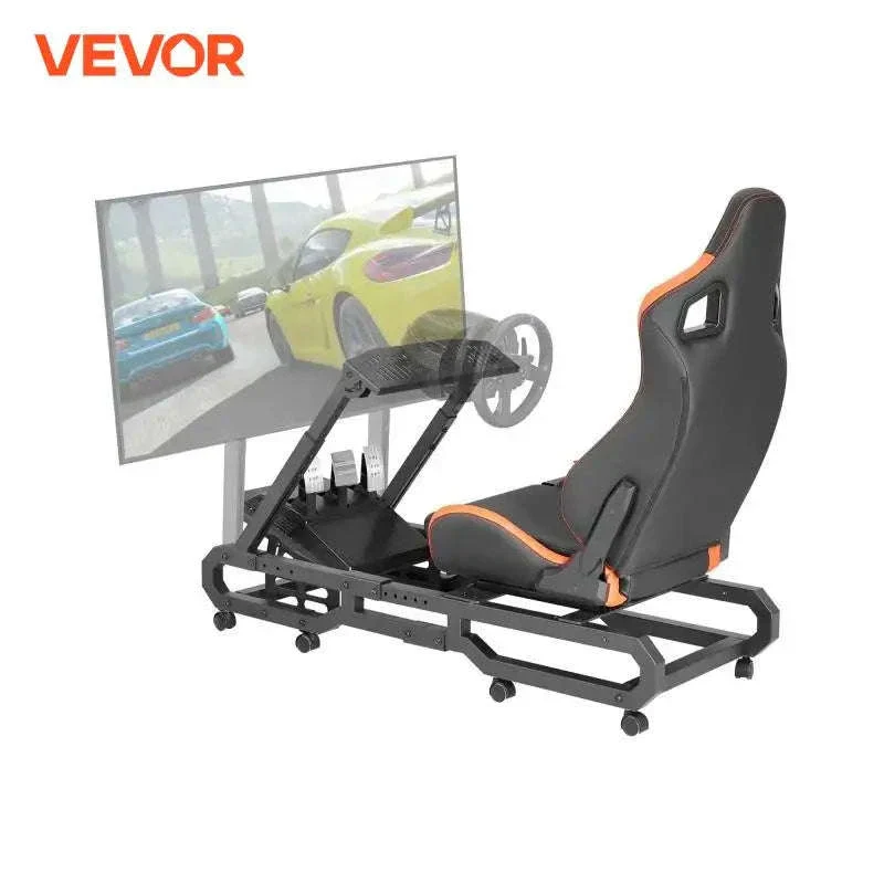 Adjustable Racing Wheel Stand Cockpit for Logitech & Thrustmaster