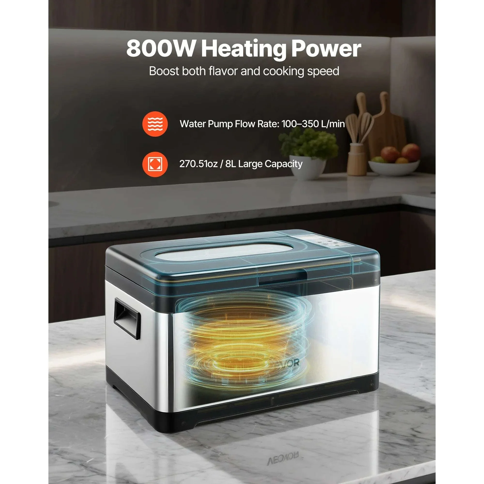 Sous Vide Cooker 800W 8L with Precise Temperature & Timer Control - Image 12