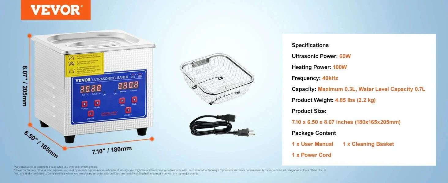 Ultrasonic Cleaner with Heater & Timer for Jewelry Glasses (2L–30L) - Image 20