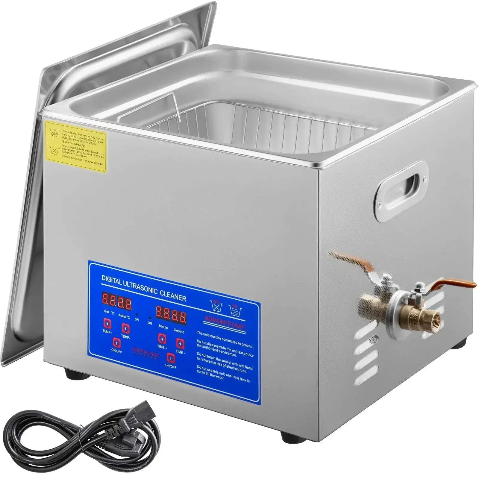 Ultrasonic Cleaner with Heater & Timer for Jewelry Glasses (2L–30L) - Image 22