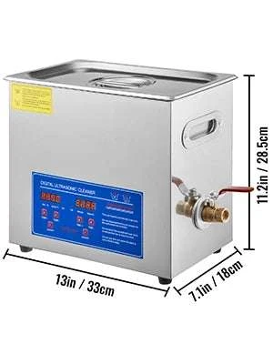 6L Ultrasonic Vinyl Record Cleaner with Drying Rack for 7–12" Records - Image 17