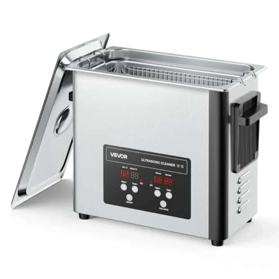 Ultrasonic Cleaner 40kHz with Basket & Digital Display 120W - Image 7