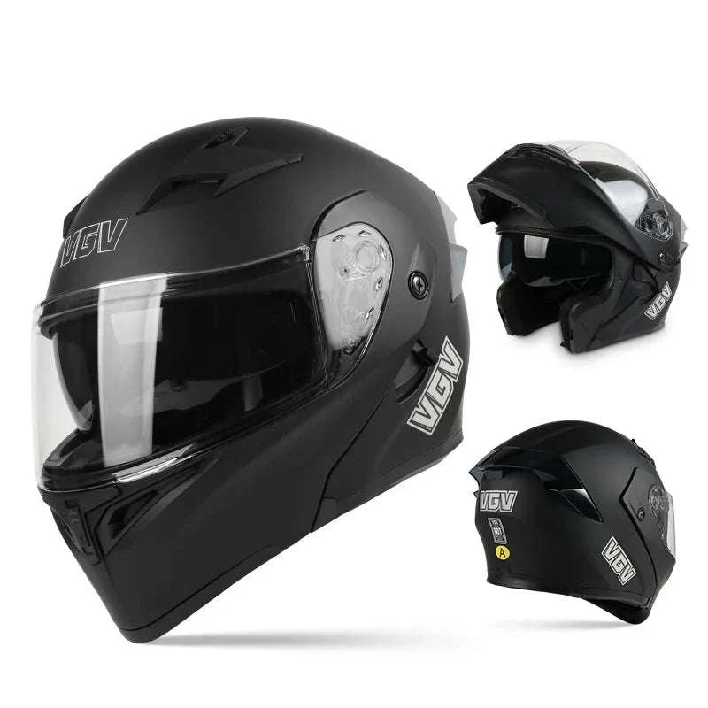 VGV 91 Flip Motorcycle Helmet, Dual-Lens, DOT Certified - Image 27
