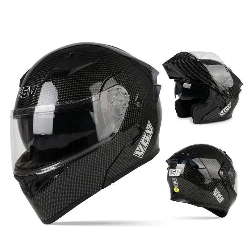 VGV 91 Flip Motorcycle Helmet, Dual-Lens, DOT Certified - Image 28