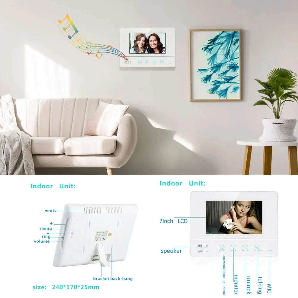 Video Door Intercom Entry System Kit for Secure Home Entry - Image 15