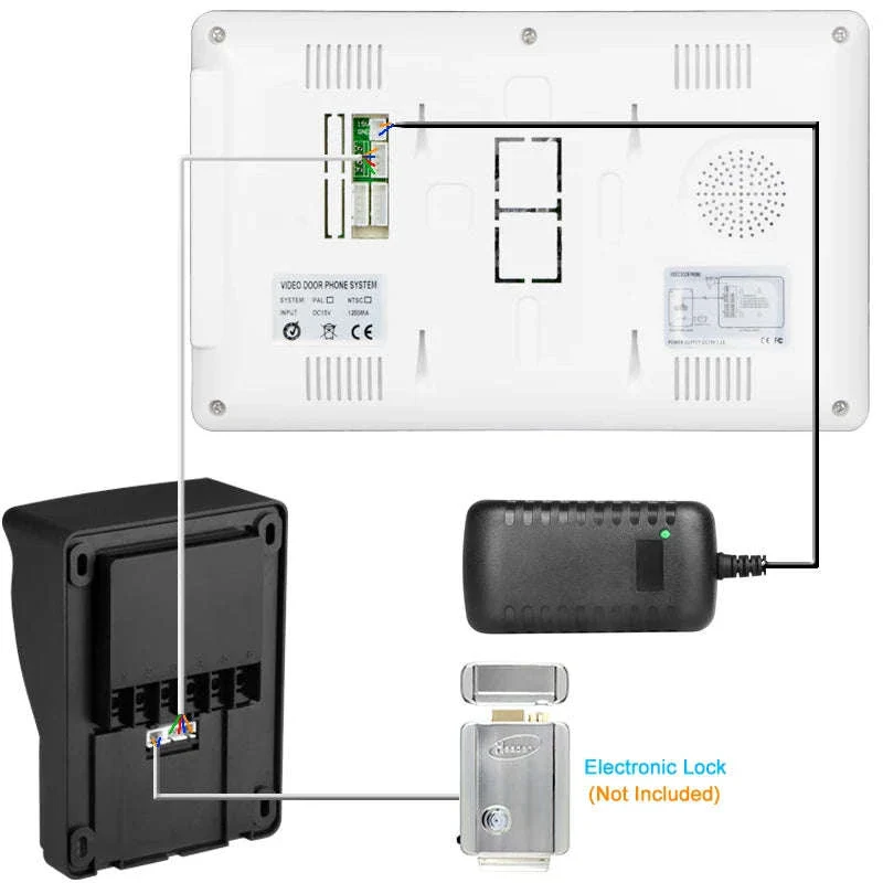 Video Door Intercom Entry System Kit for Secure Home Entry - Image 16