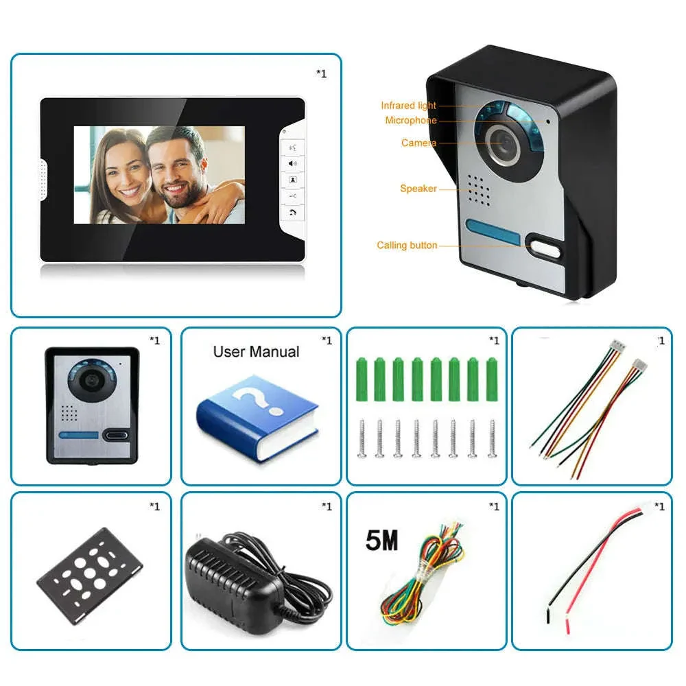 Video Door Intercom Entry System Kit for Secure Home Entry - Image 17