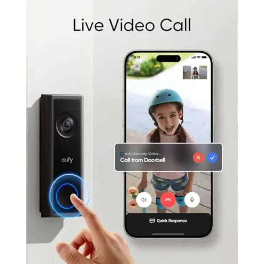 Video Doorbell Camera C31 with 2K FHD Head-to-Toe View - Image 11
