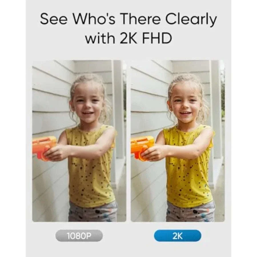 Video Doorbell Camera C31 with 2K FHD Head-to-Toe View - Image 4