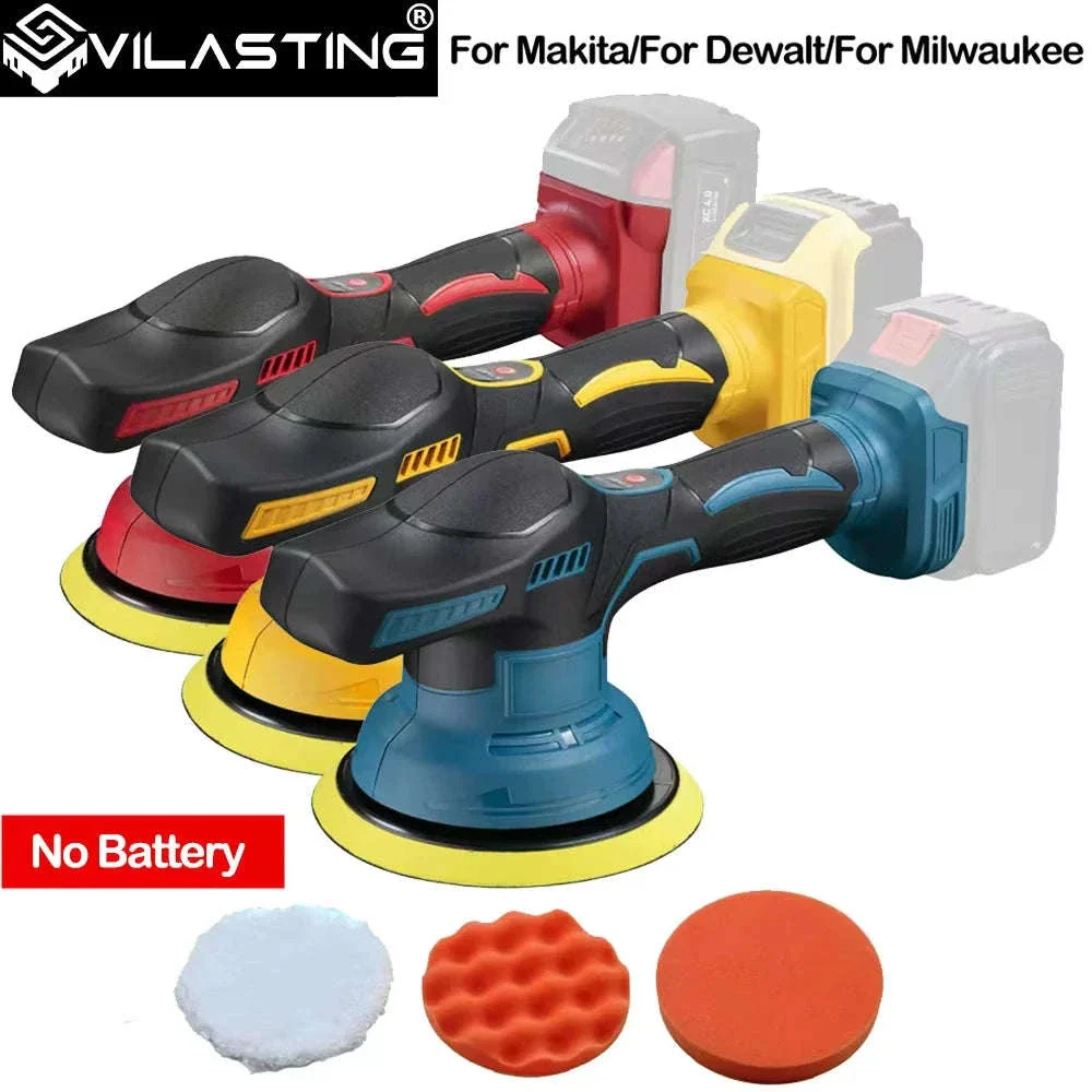 Cordless Car Polisher with 150mm Pad and 4600RPM
