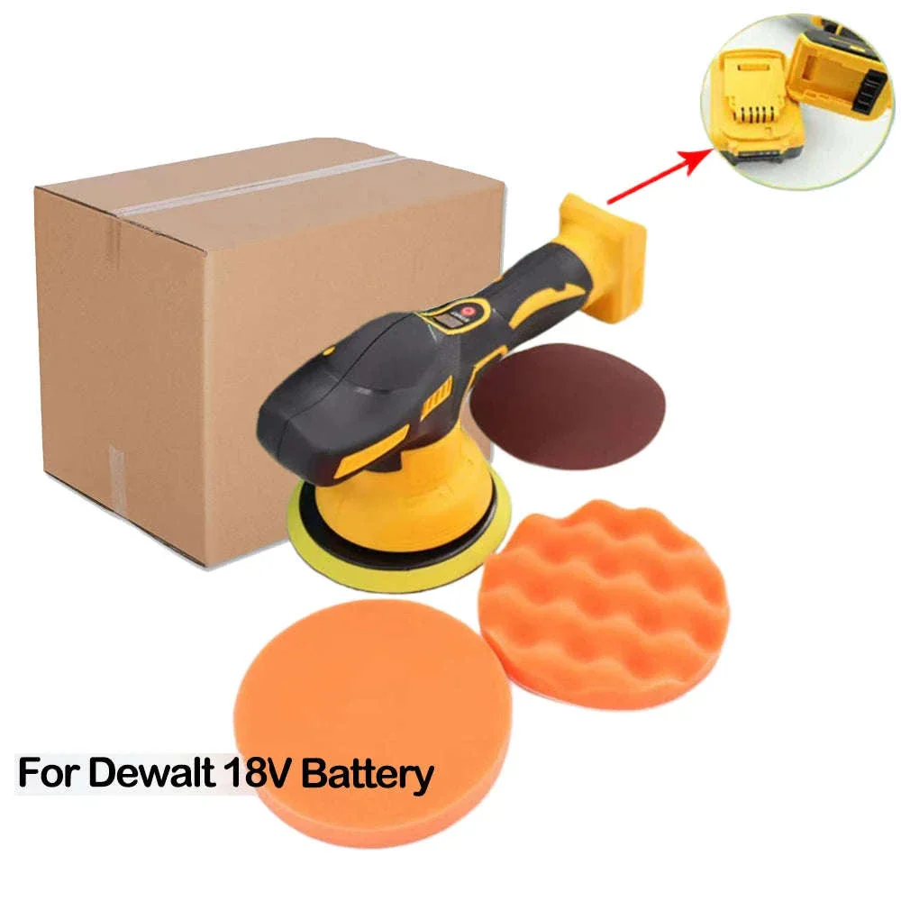 Cordless Car Polisher with 150mm Pad and 4600RPM - Image 4