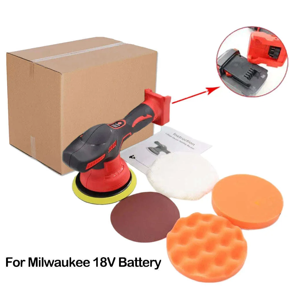 Cordless Car Polisher with 150mm Pad and 4600RPM - Image 5