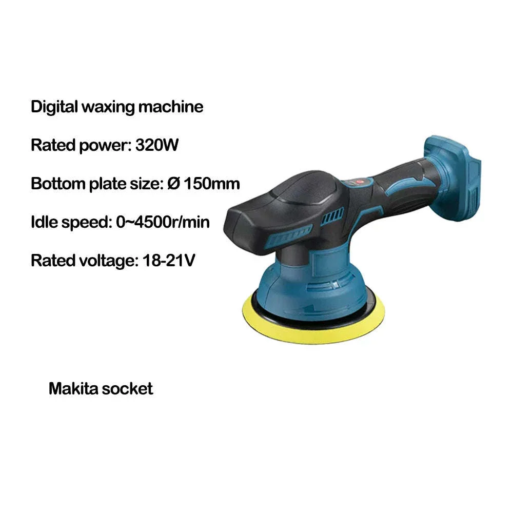 Cordless Car Polisher with 150mm Pad and 4600RPM - Image 8