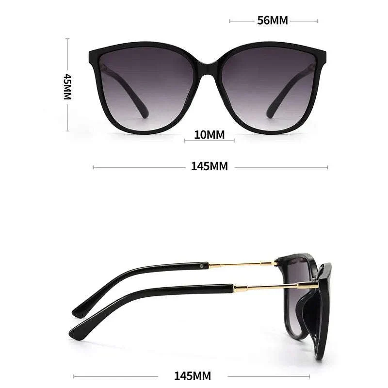 Vintage Cat Eye Sunglasses for Women with UV400 Lens Protection - Image 11