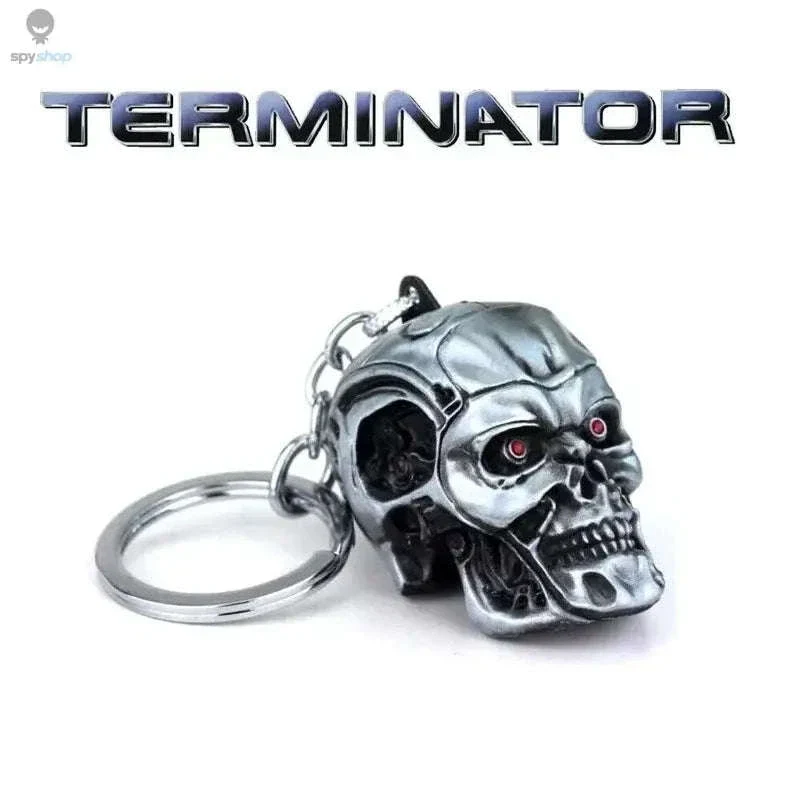 Vintage Skull Keychain with Secure Clip for Everyday Carry
