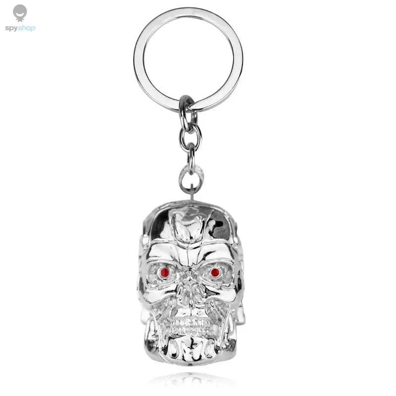 Vintage Skull Keychain with Secure Clip for Everyday Carry - Image 8