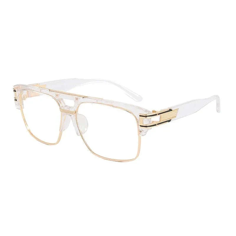 Vintage Men Sunglasses with UV400 Retro Square Style - Image 28