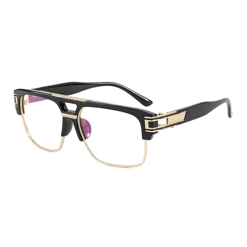 Vintage Men Sunglasses with UV400 Retro Square Style - Image 30