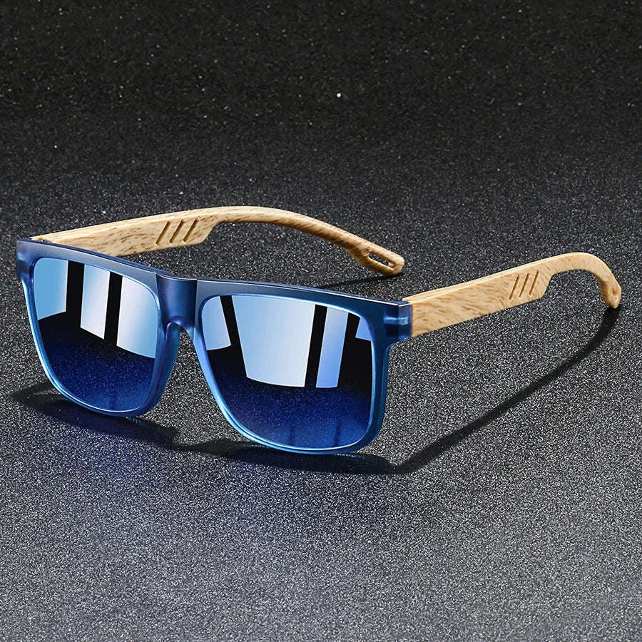 Vintage Square Frame Sunglasses for Men and Women