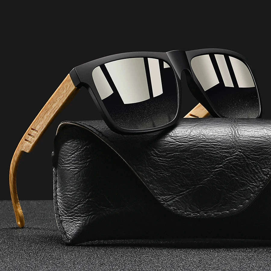 Vintage Square Frame Sunglasses for Men and Women - Image 2