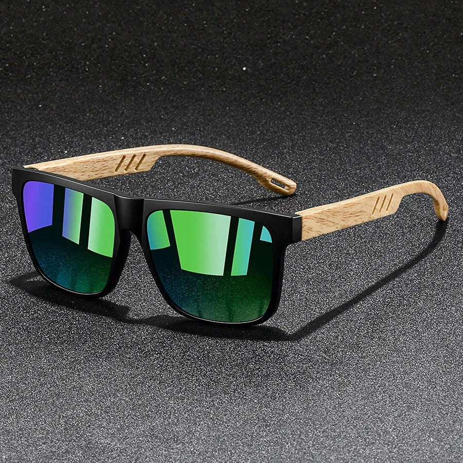 Vintage Square Frame Sunglasses for Men and Women - Image 3