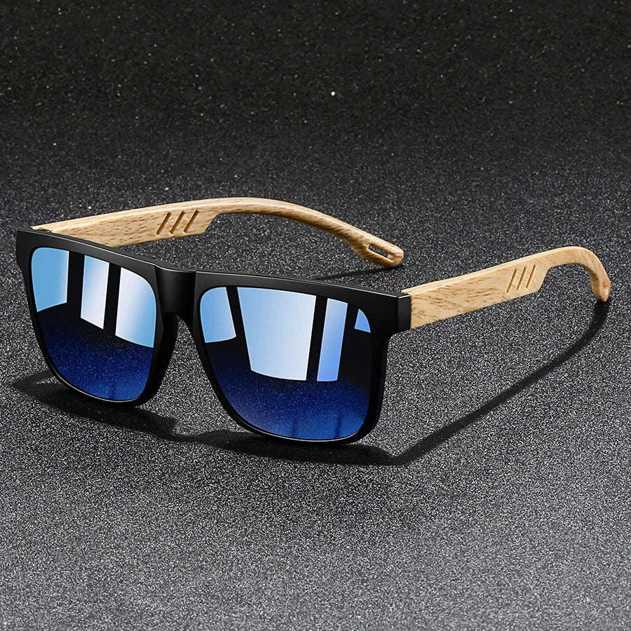 Vintage Square Frame Sunglasses for Men and Women - Image 4