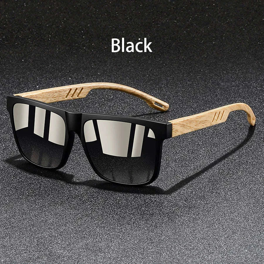 Vintage Square Frame Sunglasses for Men and Women - Image 9