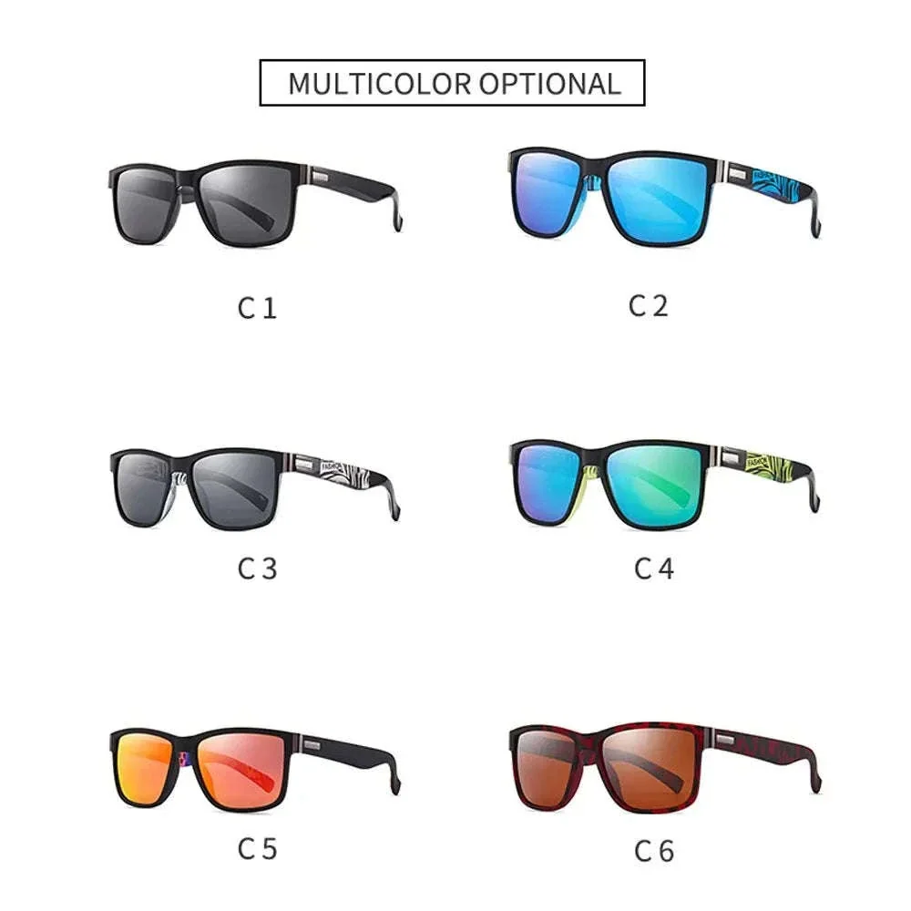 Vintage Square Polarized Sunglasses for Everyday Sun Protection - Image 3