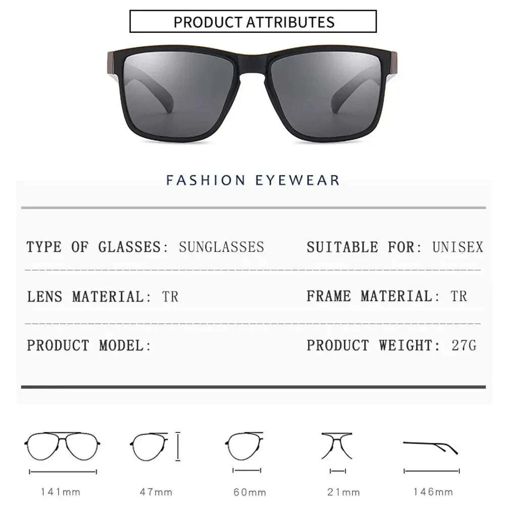 Vintage Square Polarized Sunglasses for Everyday Sun Protection - Image 6