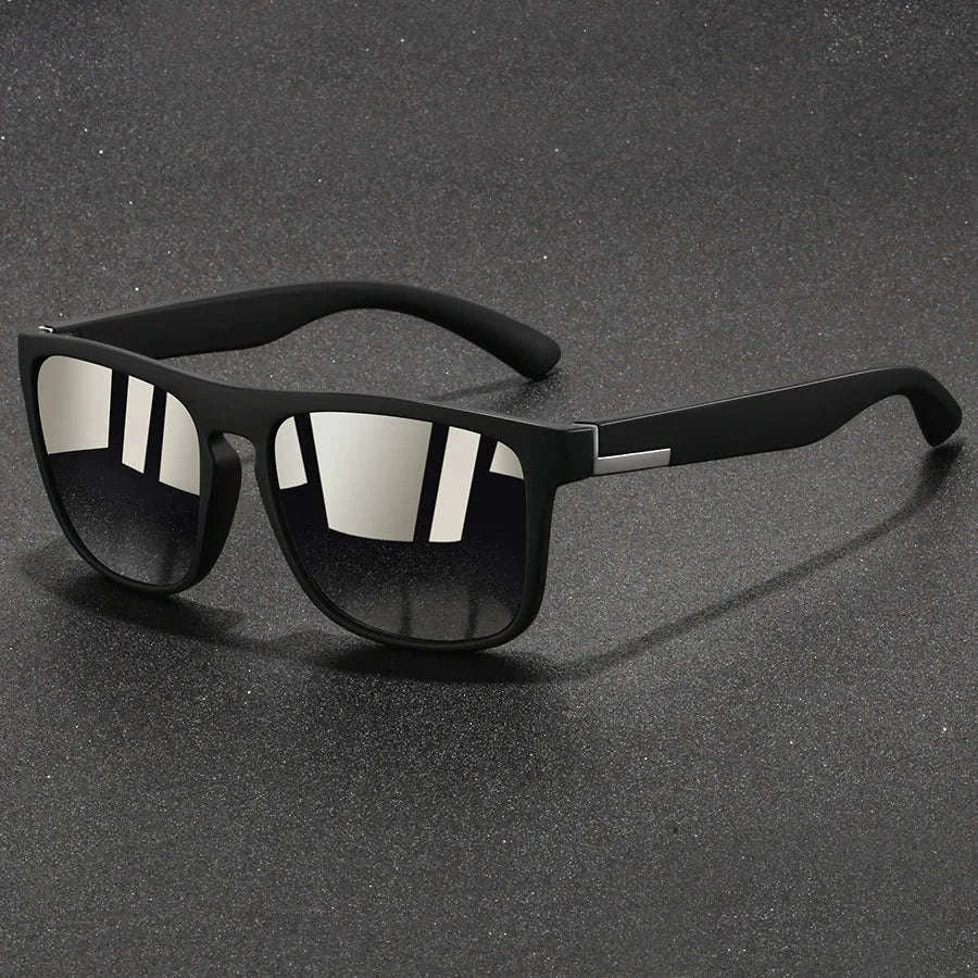 Vintage Square Sports Sunglasses for Men and Women - Image 4