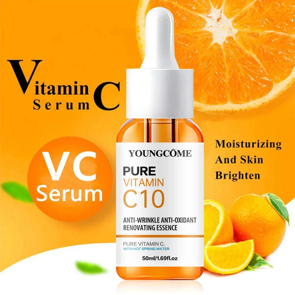 Vitamin C Facial Essence with Hyaluronic Acid for Bright Skin
