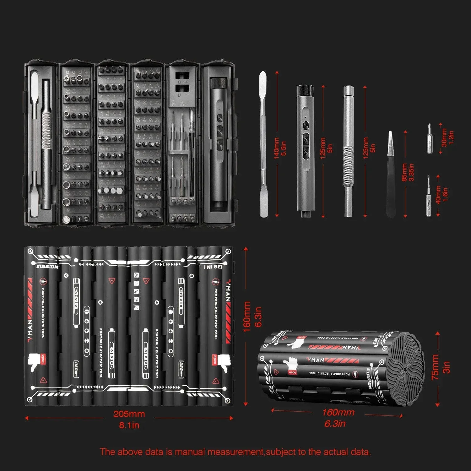 138-in-1 Precision Electric Screwdriver Set for Repairs - Image 6