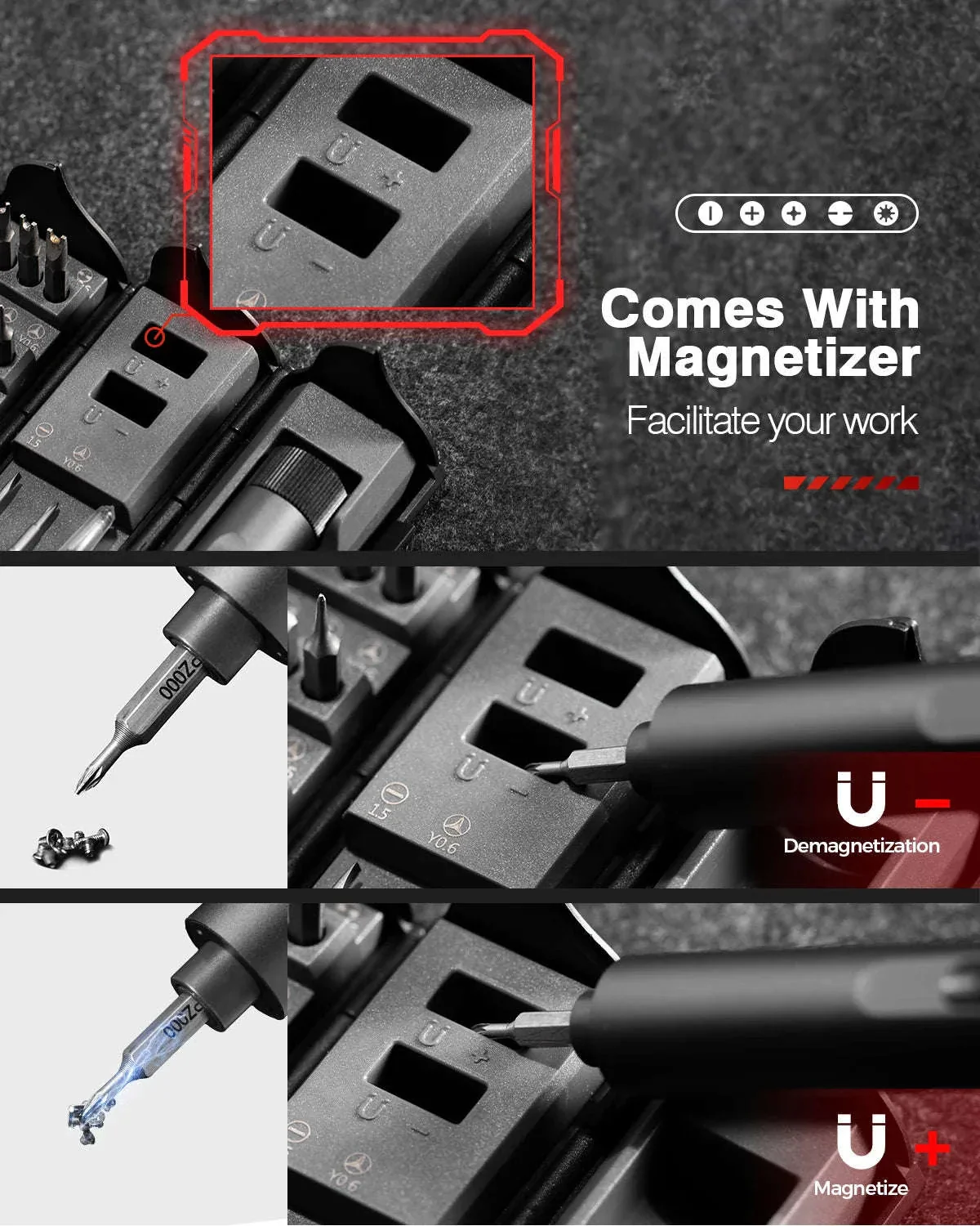 138-in-1 Precision Electric Screwdriver Set for Repairs - Image 8