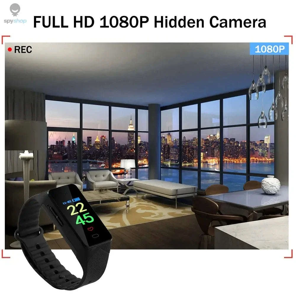 Voice Activated Camera Bracelet Watch with 1080P Recording - Image 5